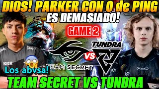 😲TEAM SECRET vs TUNDRA Game 2 Bo3 😲Parker vs Dyrachyo - ESL One Raleigh 2025