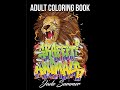 Flip Through Graffiti Animals Coloring Book by Jade Summer