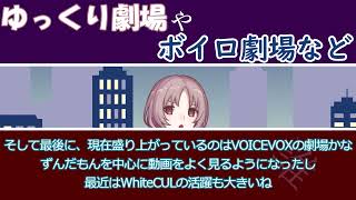 ゆっくり劇場やVOICEROID劇場などをなんとなく語ってみる（音声合成・歌声合成）