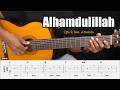 Alhamdulillah - Opick ft. Amanda - Fingerstyle Guitar Tutorial + TAB & Lyrics