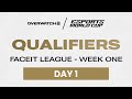 Overwatch 2 - Qualifiers - FACEIT League - Day 1 | Esports World Cup 2024