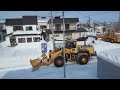 除雪車がやってきた３　北海道旭川市【除雪・排雪作業】排雪作業が始まった！除雪と排雪のちがいって？