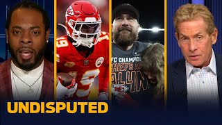 Kelce-Taylor Swift, Kadarius Toney's No. 1 WR comments, 49ers field on SB opening night | UNDISPUTED