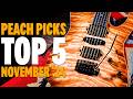 The Top 5 Guitars Of November '24!