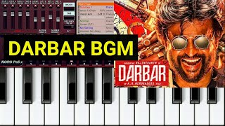 Darbar - Darbar BGM Piano - ORG 2020 App Cover - Darbar Motion Poster Bgm - Rajnikanth #bgm