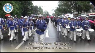 Schützenfest Lintorf 2015 - Großer Festzug im Regen