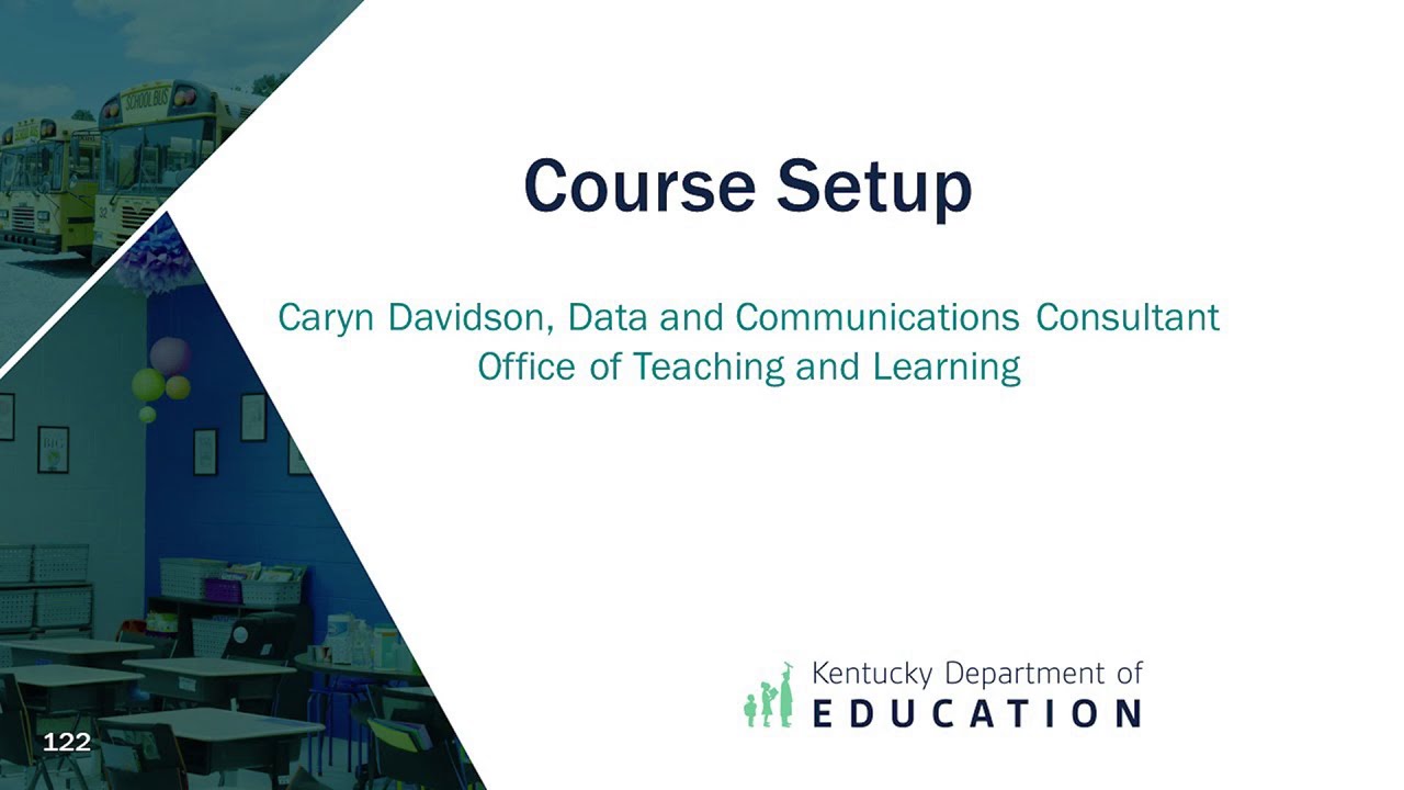 Course Setup Youtube