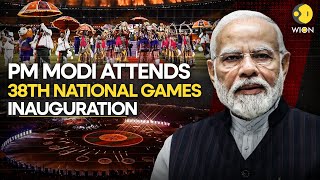 PM Modi  LIVE: Indian PM Modi Attends Opening Ceremony Of 38th National Games in Dehradun | WION