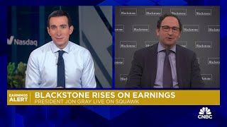 Blackstone President Jon Gray on earnings beat: We're facing a 'regime change' for the economy