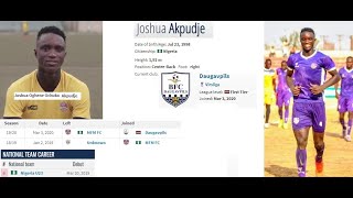 Joshua Oghene Ochuko Akpudje (Joshua Akpudje )-Defender (Centre Back)