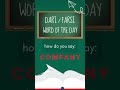 dari word of the day company dari farsi english afghanistan