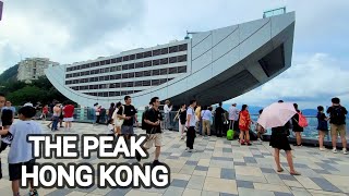 Victoria Peak ( The Peak ) Hong Kong | Summer Walk 2023