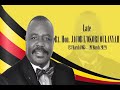 Second Vigil Service of the Late Rt. Hon. JACOB L’OKORI OULANYAH in Muyenga