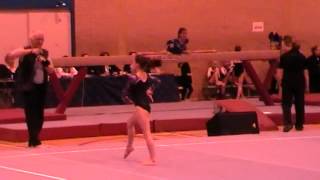 Paige Vick national floor compulsory level 4 2012