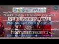 PENGUKUHAN DAN PENGAMBILAN SUMPAH GURU PROFESIONAL PPG FKIP UNIVERSITAS JEMBER TAHUN 2023