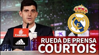 La primera rueda de prensa de Courtois con el Madrid | Diario AS