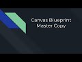 Canvas Blueprint Courses Explained