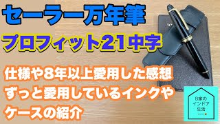 【万年筆】セーラープロフィット２１仕様、おすすめインク、収納ケースの紹介【文房具】