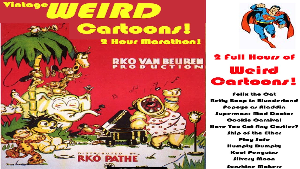Weird Cartoons Marathon Two Hours Of Bizarre Youtube