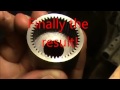 broaching internal gears on lathe　ブローチ加工 【スゴイ加工動画】