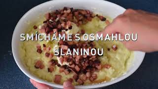 Recept na halušky s bryndzou a slaninou (60s video)