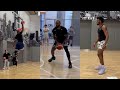 LeBron James getting ready for Olympics in workout with Bronny and Bryce