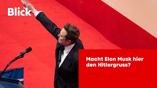 Macht Elon Musk hier den Hitlergruss?