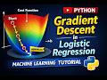 Gradient Descent in Logistic Regression (Step-by-Step Explanation + Python Code)