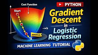 Gradient Descent in Logistic Regression (Step-by-Step Explanation + Python Code)