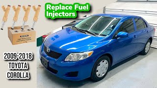 How To Replace Toyota Corolla Fuel Injectors 2009-2018