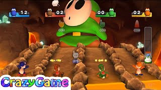 Mario Party 9 - Yoshi, Luigi vs Magikoopa, Shy Guy (Bob-omb Factory)