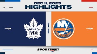 NHL Highlights | Maple Leafs vs. Islanders - December 11, 2023