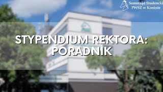 Poradnik — stypendium rektora