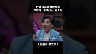 打败伊藤美诚的战术？邓亚萍：不要起急，不要乱！ | 圆桌派 第五季 | 优酷纪实 YOUKU DOCUMENTARY #shorts