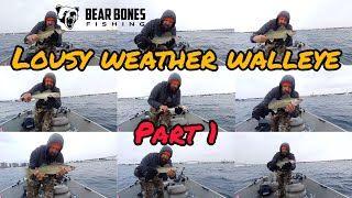 Lousy Fall Weather Walleye on the St. Clair River - Part 1