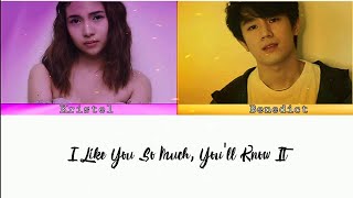 I Like You So Much, You'll Know It - Benedict Cua and Kristel Fulgar Color Coded Lyrics Cover