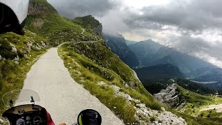 SŁOWENIA motocyklem przez Włochy, MANGART, PASSO PREDIL, VRSIC PASS, jez.BOHINJSKO