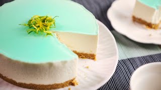 免焗檸檬芝士蛋糕食譜 | No Bake Lemon Cheesecake Recipe | Gâteau au fromage au citron sans cuisson