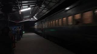 Rajshahi Bound Intercity Train Super Fast 734/Down Titumir Express Passing Raninagar Station