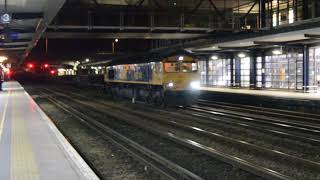 GBRf 66744 with 6G15 Hoo Junction Yard to Rainham passing Ashford 30/01/2016