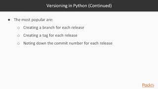 Modernizing Python App:Migrating to Python 3x:Deploying & Distribution- Version Control|packtpub.com