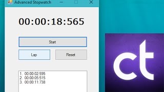 Visual Basic .NET Tutorial #8 - How to create an advanced stopwatch (w/ Laps)