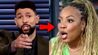 ESPN Kimberly Martin Gets Shutdown & CHECKED Live By Austin Rivers On GETUP For