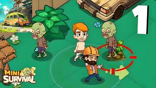 Mini Survival: Zombie Fight - Full Gameplay Walkthrough Parte 1 (iOS, Android)