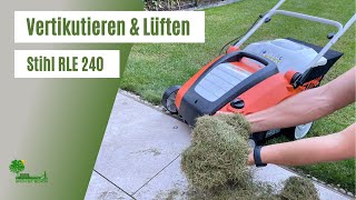 Stihl Vertikutierer - Lüfter | RLE 240 | Rasen lüften | sanftes Vertikutieren | perfekte Rasenpflege