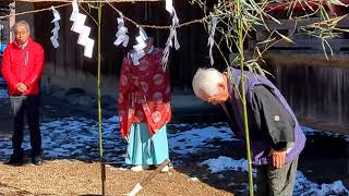 白幡神社の農の始め　2025/1/11