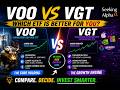 I Used Seeking Alpha to Compare VOO and VGT