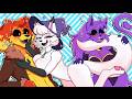 CatNap X DogDay & Kiri's Foxy Love | Poppy Playtime Chapter 3┃Comic Dub