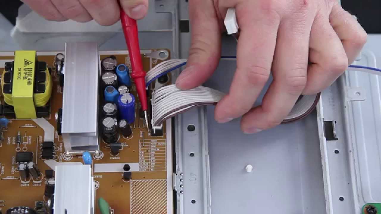 Como Reparar / Arreglar Una LCD TV Samsung Con Ningún Poder- Ayuda ...