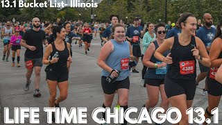 I RAN THE LIFE TIME CHICAGO HALF MARATHON | 13.1 Bucket List—Illinois🏃🏽‍♀️